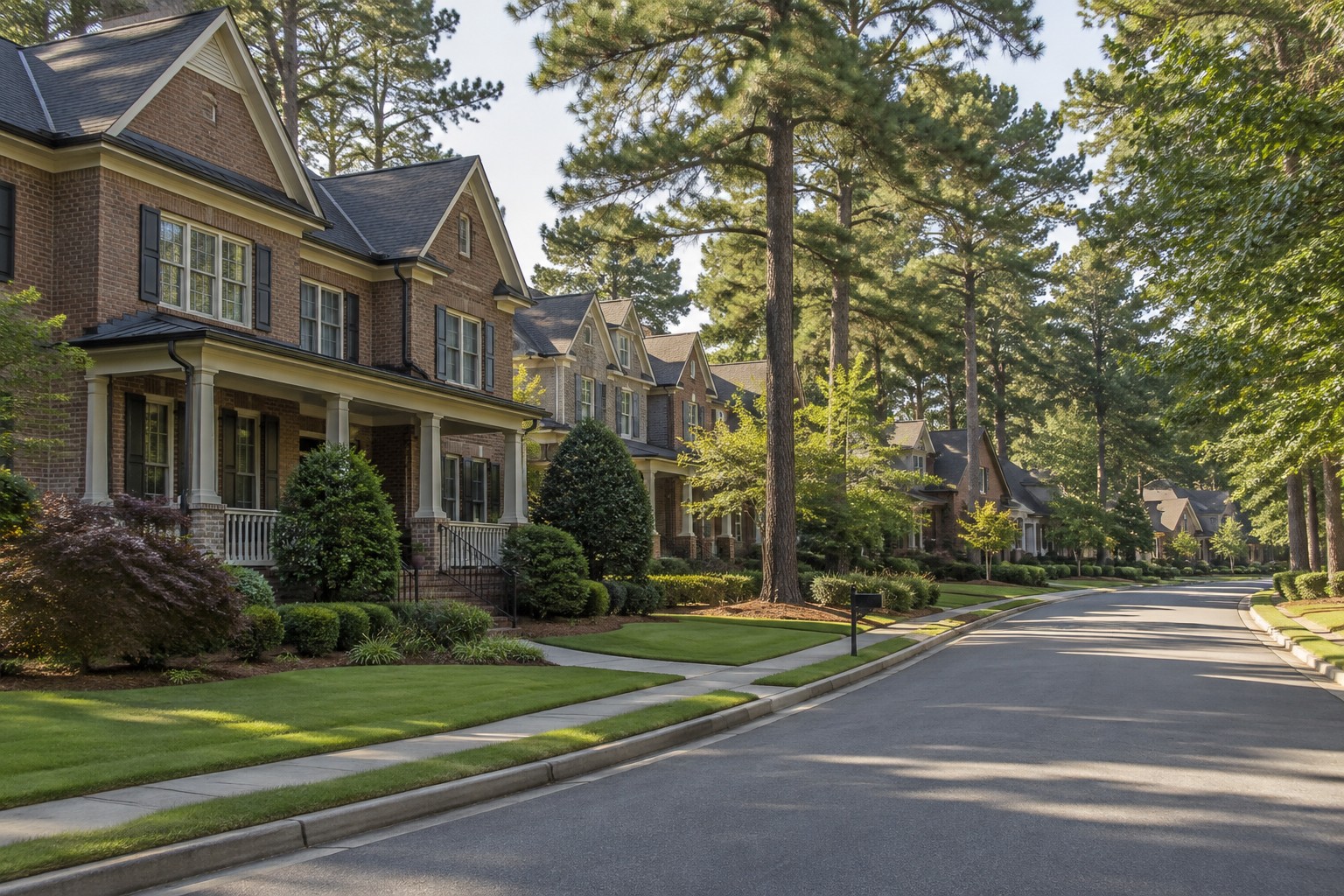 A West Atlanta residential street, illustrative